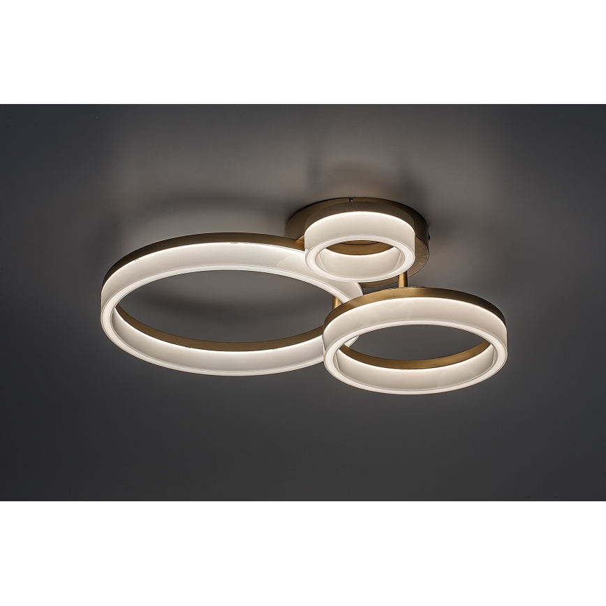 Rabalux - LED loftlampe LED/24W/230V 3000/4000/6500K guldfarvet