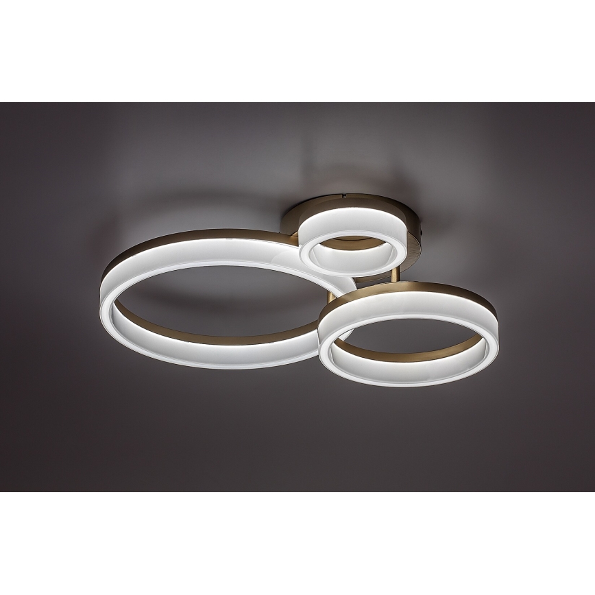 Rabalux - LED loftlampe LED/24W/230V 3000/4000/6500K guldfarvet