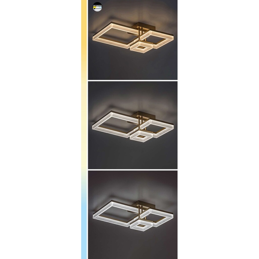 Rabalux - LED loftlampe LED/22W/230V 3000/4000/6500K sort
