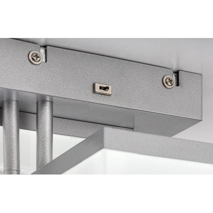 Rabalux - LED loftlampe LED/22W/230V 3000/4000/6500K mat krom