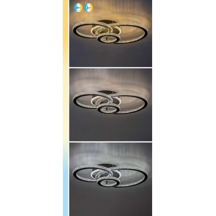 Rabalux - LED dæmpbar loftlampe LED/40W/230V 3000-6500K + fjernbetjening 35x52 cm