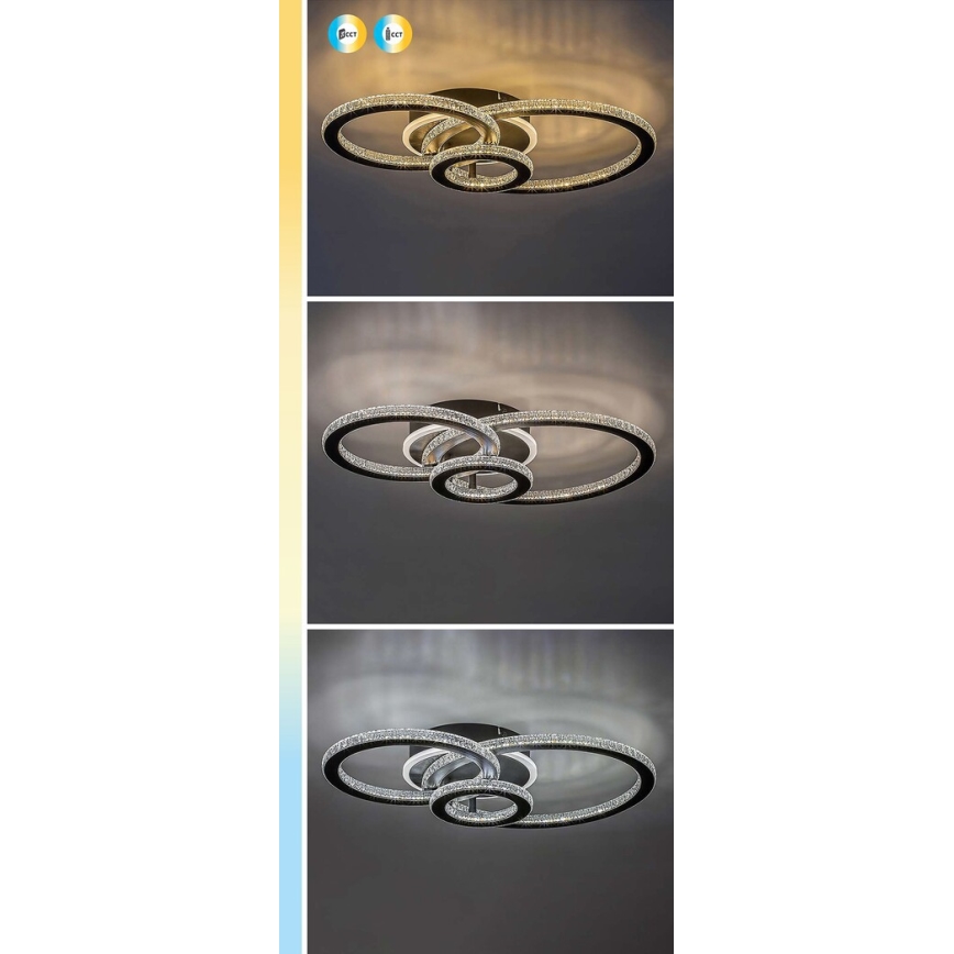 Rabalux - LED dæmpbar loftlampe LED/40W/230V 3000-6500K + fjernbetjening 35x52 cm