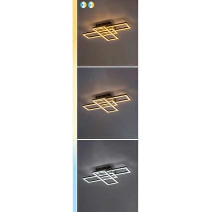 Rabalux - Dæmpbar LED-loftlampe LED/40W/230V 3000-6500K + fjernbetjening 35x50 cm