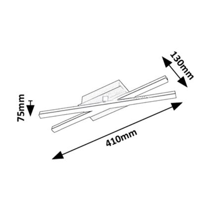 Rabalux - LED loftlampe LED/16W/230V 4000K