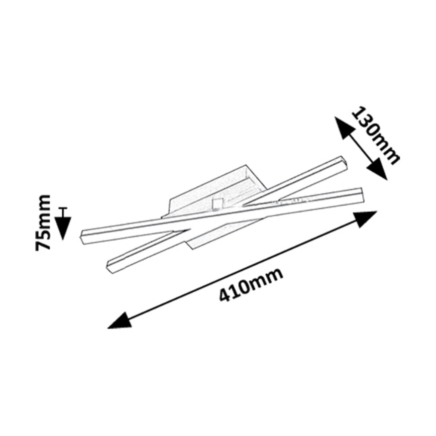 Rabalux - LED loftlampe LED/16W/230V 4000K