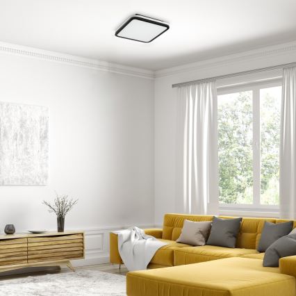 Rabalux - LED RGB dæmpbar loftlampe LED/43W/230V 3000-6500K + fjernbetjening 35x35 cm