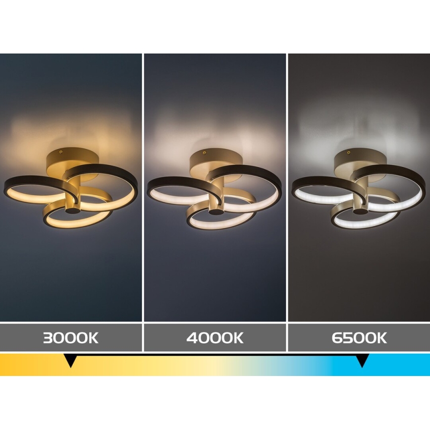Rabalux - LED dæmpbar loftlampe LED/32W/230V 3000-6500K Ø31 cm beige + fjernbetjening