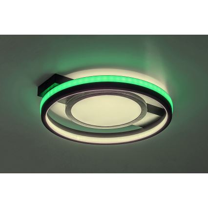 Rabalux - LED RGB dæmpbar loftlampe LED/40W/230V 3000-6500K + fjernbetjening Ø 43 cm
