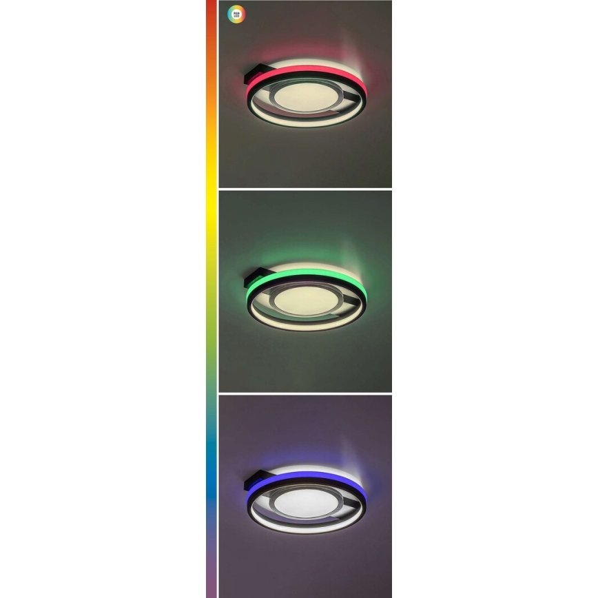 Rabalux - LED RGB dæmpbar loftlampe LED/40W/230V 3000-6500K + fjernbetjening Ø 43 cm
