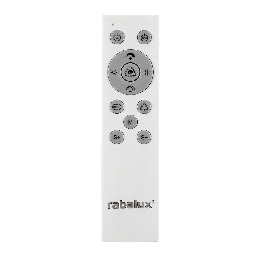 Rabalux - LED loftlampe dæmpbar RGB-farver LED/40W/230V 3000-6500K + fjernbetjening