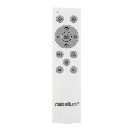Rabalux - LED loftlampe dæmpbar RGB-farver LED/22W/230V 3000-6500K + fjernbetjening