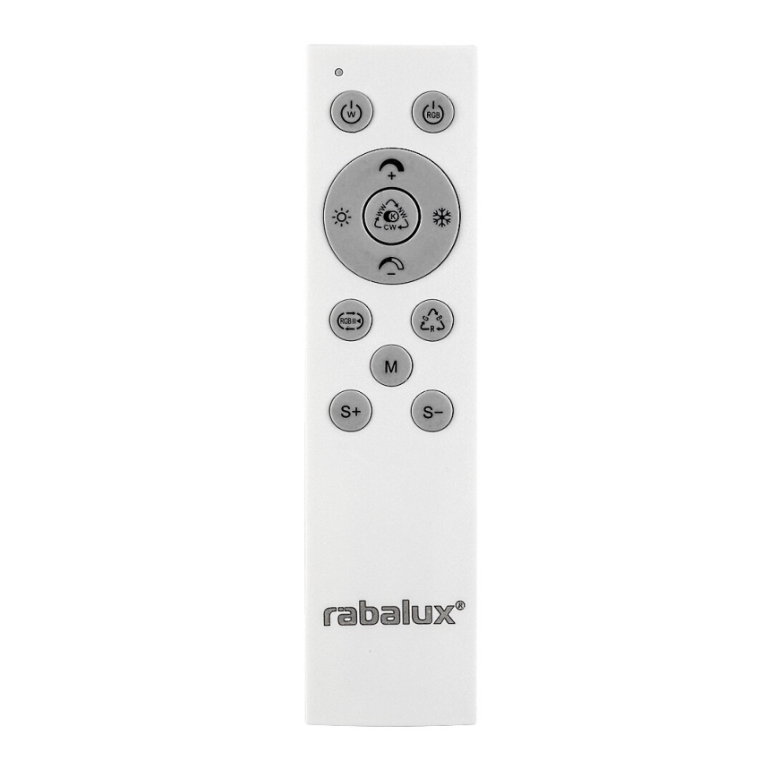 Rabalux - LED loftlampe dæmpbar RGB-farver LED/22W/230V 3000-6500K + fjernbetjening