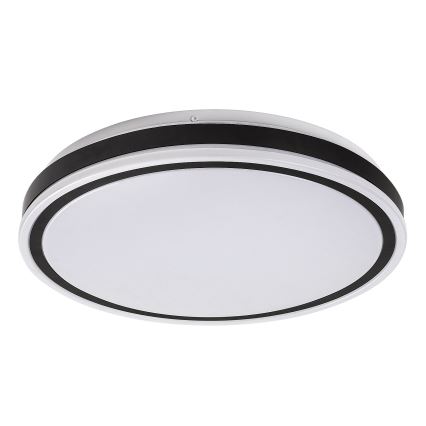 Rabalux - Dæmpbar LED-loftlampe LED/20W/230V 3000-6500K Ø 38,5 cm sort + fjernbetjening