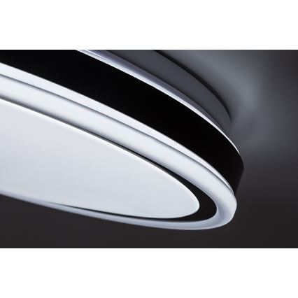Rabalux - Dæmpbar LED-loftlampe LED/20W/230V 3000-6500K Ø 38,5 cm sort + fjernbetjening