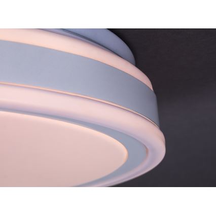 Rabalux - LED dæmpbar loftlampe LED/23W/230V 3000-6500K Ø 38,5 cm hvid + fjernbetjening