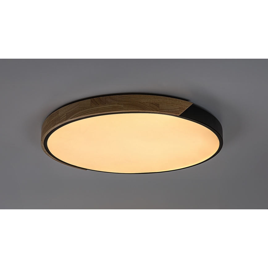 Rabalux - LED-loftlampe LED/42W/230V 3000/4000/6500K sort/eg Ø 61 cm