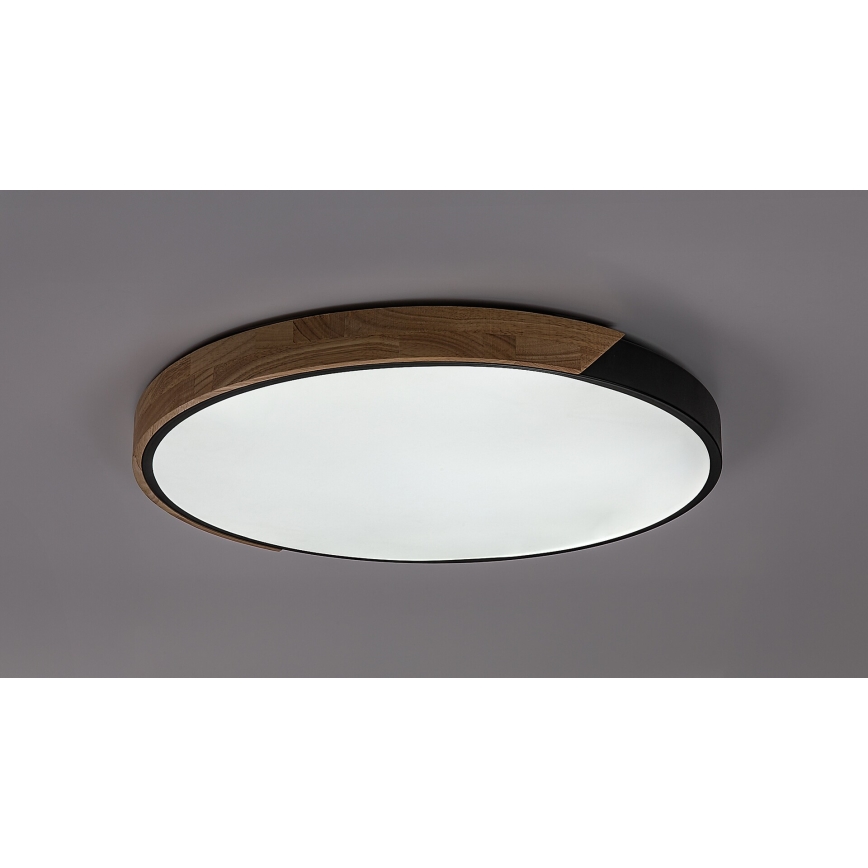 Rabalux - LED-loftlampe LED/42W/230V 3000/4000/6500K sort/eg Ø 61 cm