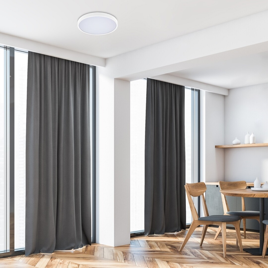 Rabalux - LED loftlampe til badeværelse LED/12W/230V 3000/4000/6000K IP44 diameter 25,5 cm hvid