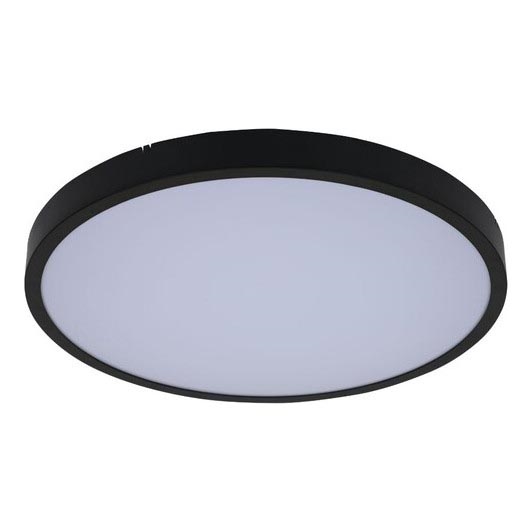 Rabalux 71441 - LED loftlampe til badeværelse m. RGB-farver dæmpbar ALENZO 36W/230V IP44 Wi-Fi sort