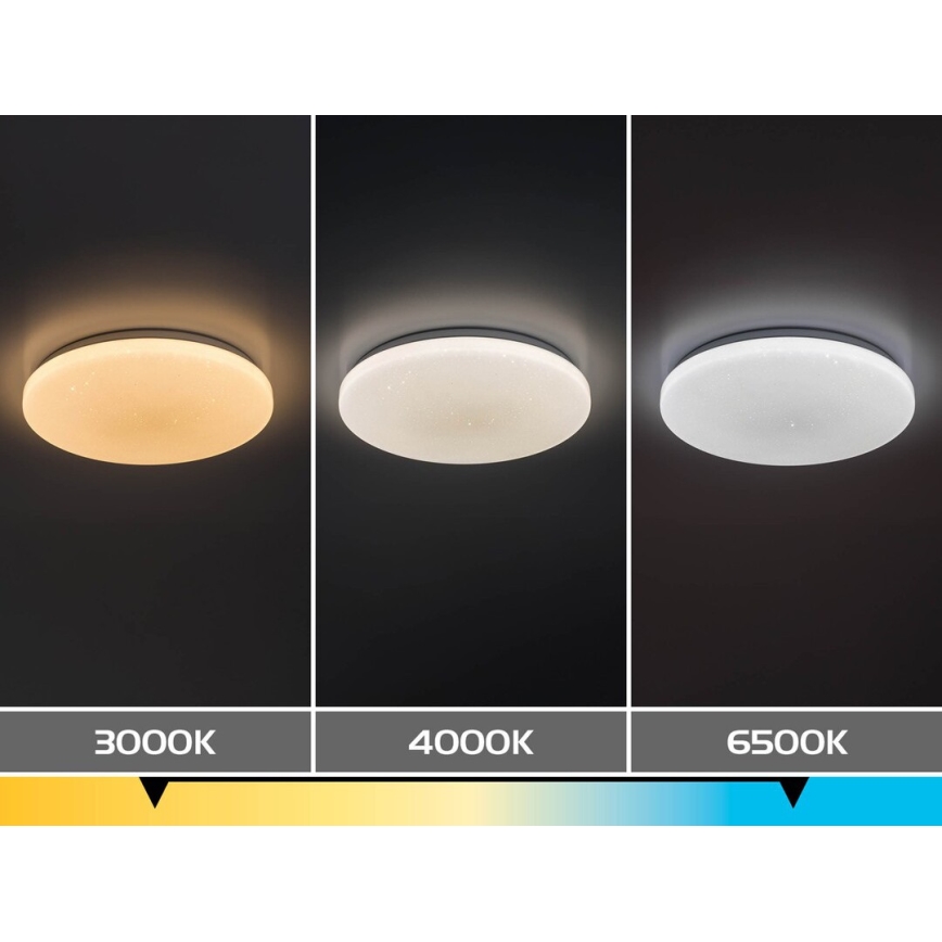 Rabalux - Dæmpbar LED-loftlampe LED/80W/230V 3000-6500K Ø 77 cm + fjernbetjening