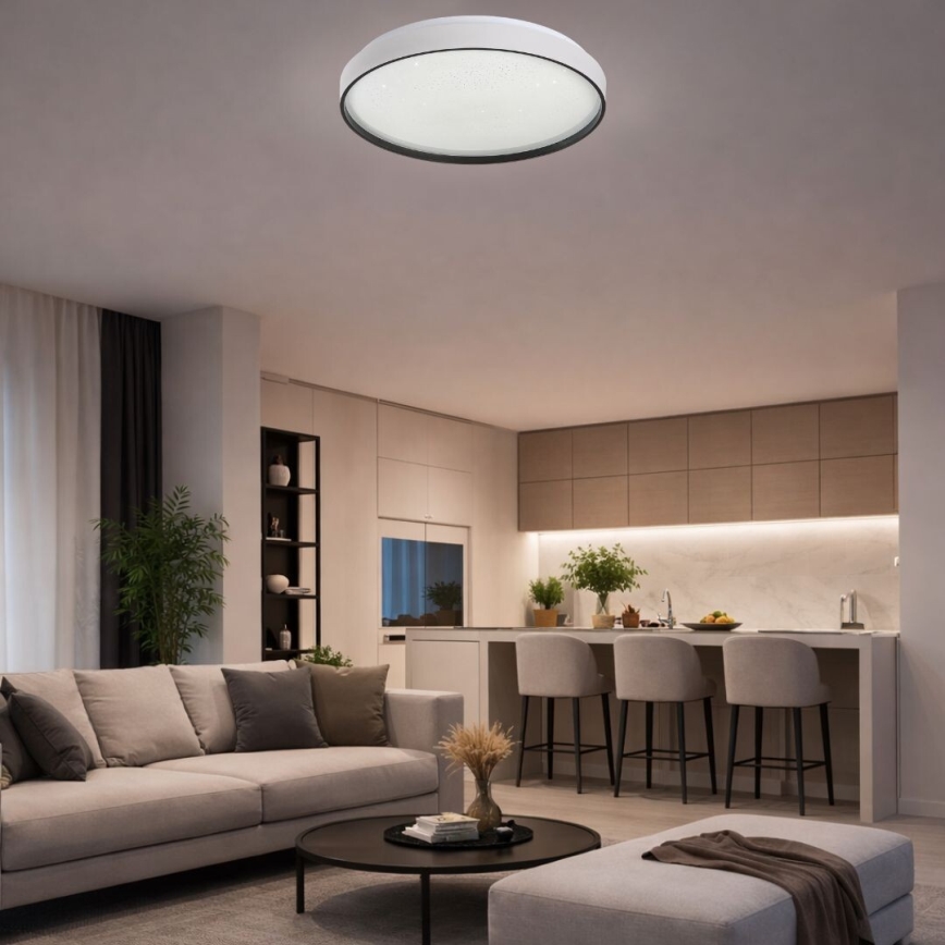 Rabalux - LED dæmpbar loftlampe LED/80W/230V 3000-6500K Ø 77 cm + fjernbetjening