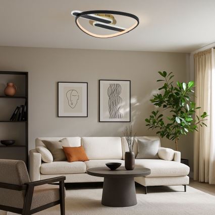 Rabalux - Dæmpbar LED-loftlampe LED/60W/230V 3000-6000K 53x45 cm + fjernbetjening