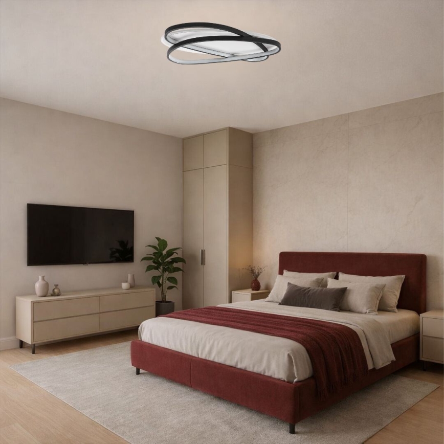 Rabalux - LED Dæmpbar loftlampe LED/57W/230V 3000-6000K 53x38 cm + fjernbetjening
