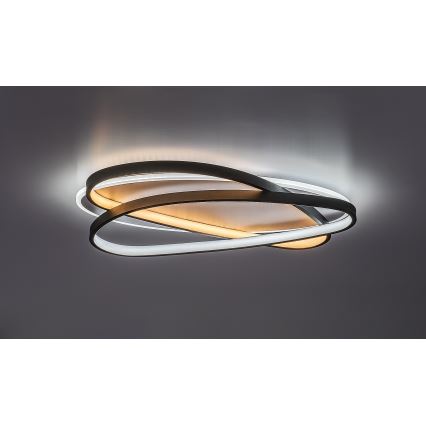 Rabalux - LED Dæmpbar loftlampe LED/57W/230V 3000-6000K 53x38 cm + fjernbetjening