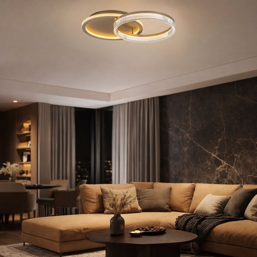 Rabalux - Dæmpbar LED-loftlampe LED/22W/230V 3000-6500K 53,5x35 cm + fjernbetjening