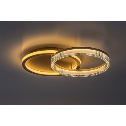 Rabalux - Dæmpbar LED-loftlampe LED/22W/230V 3000-6500K 53,5x35 cm + fjernbetjening