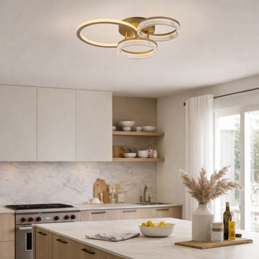 Rabalux - LED Dæmpbar loftlampe LED/38W/230V 3000-6500K 58,5x38 cm + fjernbetjening