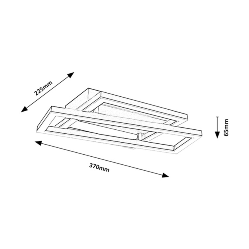 Rabalux - LED-loftlampe LED/24W/230V 37x22,5 cm