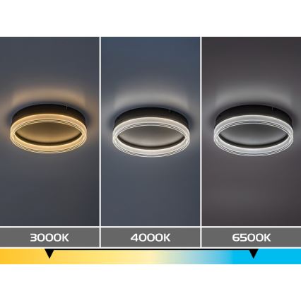 Rabalux - LED dæmpbar loftlampe LED/18W/230V 3000-6500K pr. 33 cm + fjernbetjening