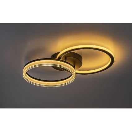 Rabalux - LED Dæmpbart loftsarmatur LED/38W/230V 3000-6500K 60x35 cm + fjernbetjening