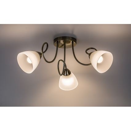 Rabalux - Overflademonteret loftlampe 3xE27/60W/230V