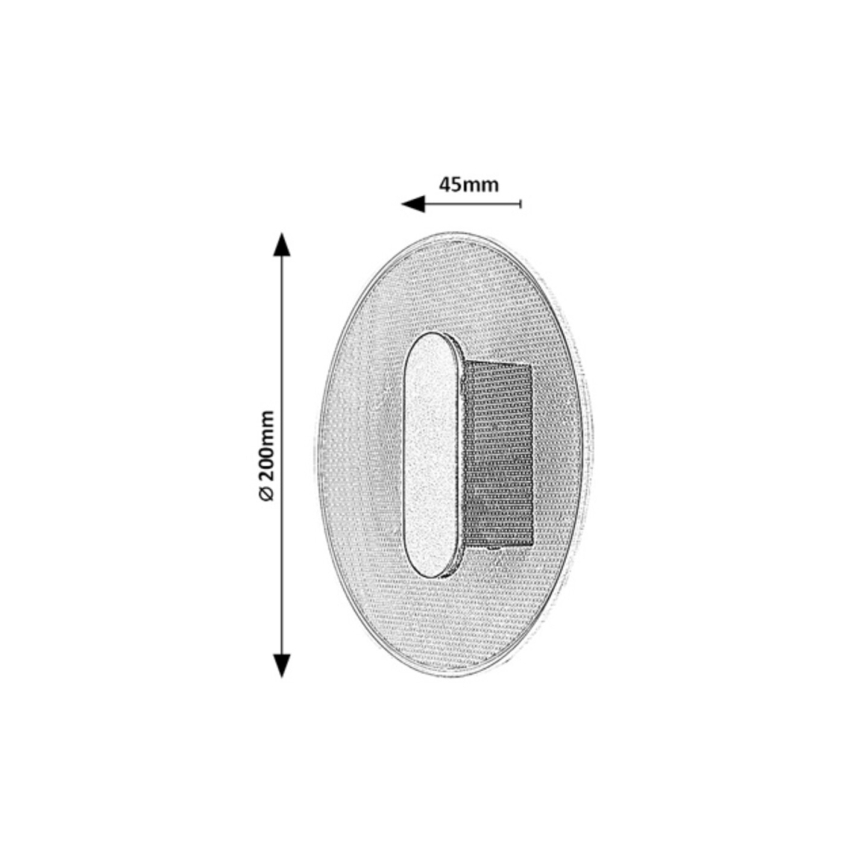 Rabalux - LED væglampe LED/6W/230V