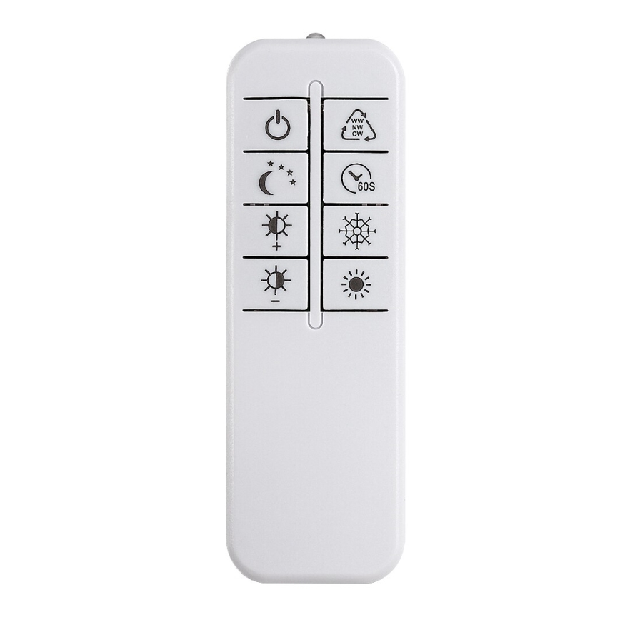Rabalux - Dæmpbar LED-loftlampe LED/24W/230V 3000-6500K 46x33 cm + fjernbetjening
