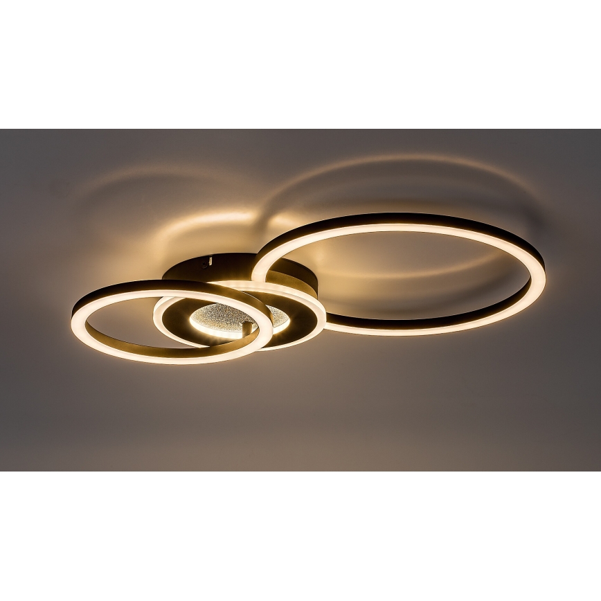Rabalux - Dæmpbar LED-loftlampe LED/24W/230V 3000-6500K 46x33 cm + fjernbetjening