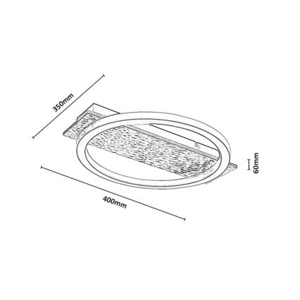 Rabalux - LED dæmpbar loftlampe LED/18W/230V 3000-6500K + fjernbetjening