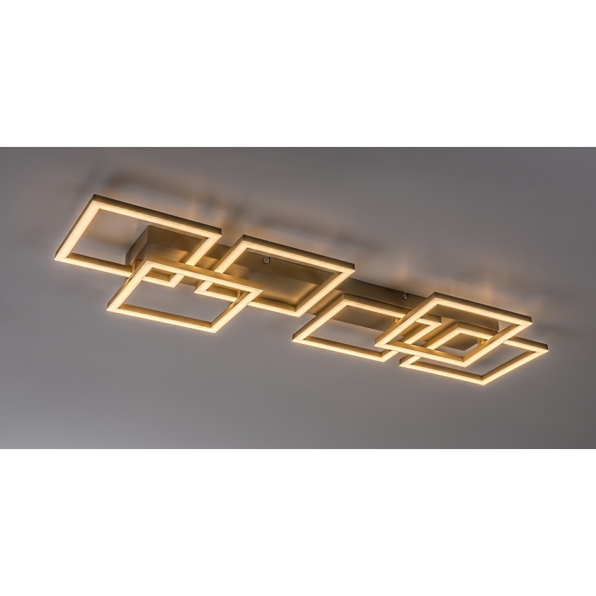 Rabalux - LED Dæmpbar loftlampe LED/40W/230V 3000-6500K 33x100 cm beige + fjernbetjening