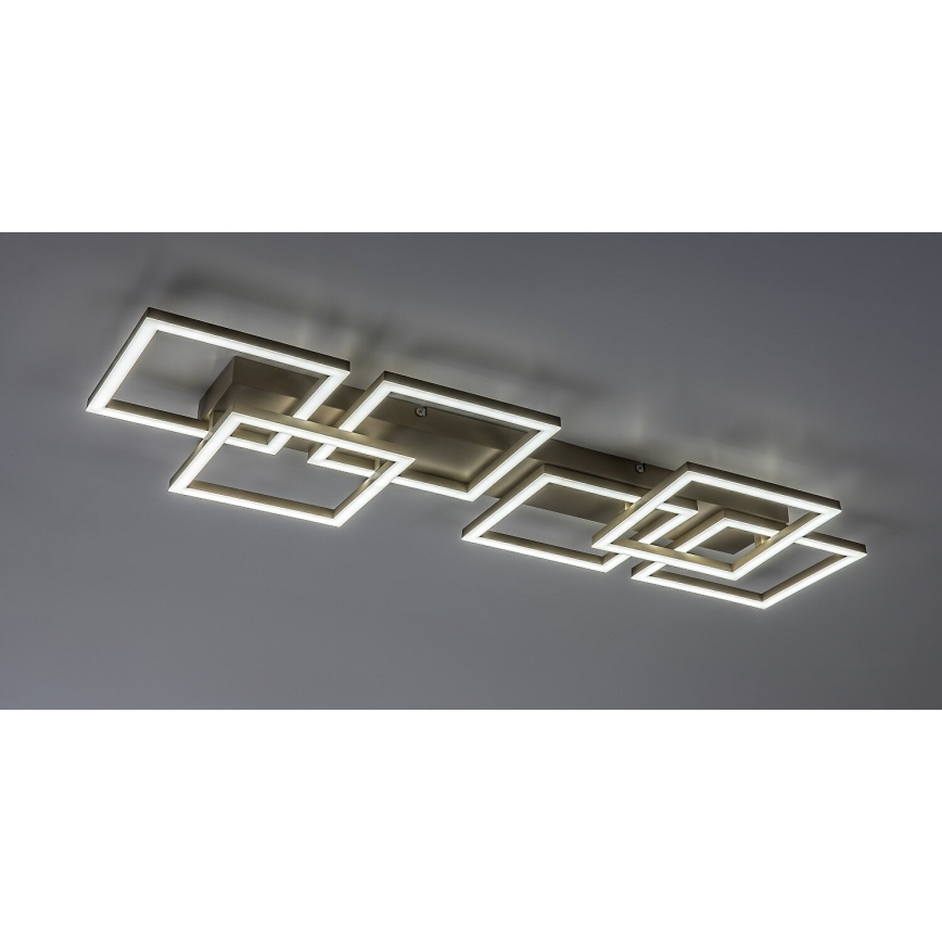 Rabalux - LED Dæmpbar loftlampe LED/40W/230V 3000-6500K 33x100 cm beige + fjernbetjening