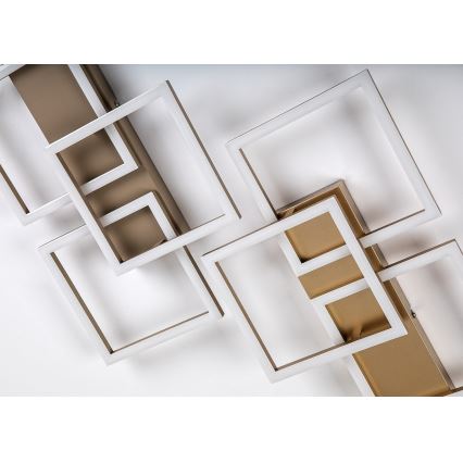 Rabalux - LED Dæmpbar loftlampe LED/40W/230V 3000-6500K 33x100 cm beige + fjernbetjening