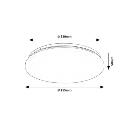 Rabalux - LED-loftlampe LED/12W/230V 4000K Ø 25,5 cm