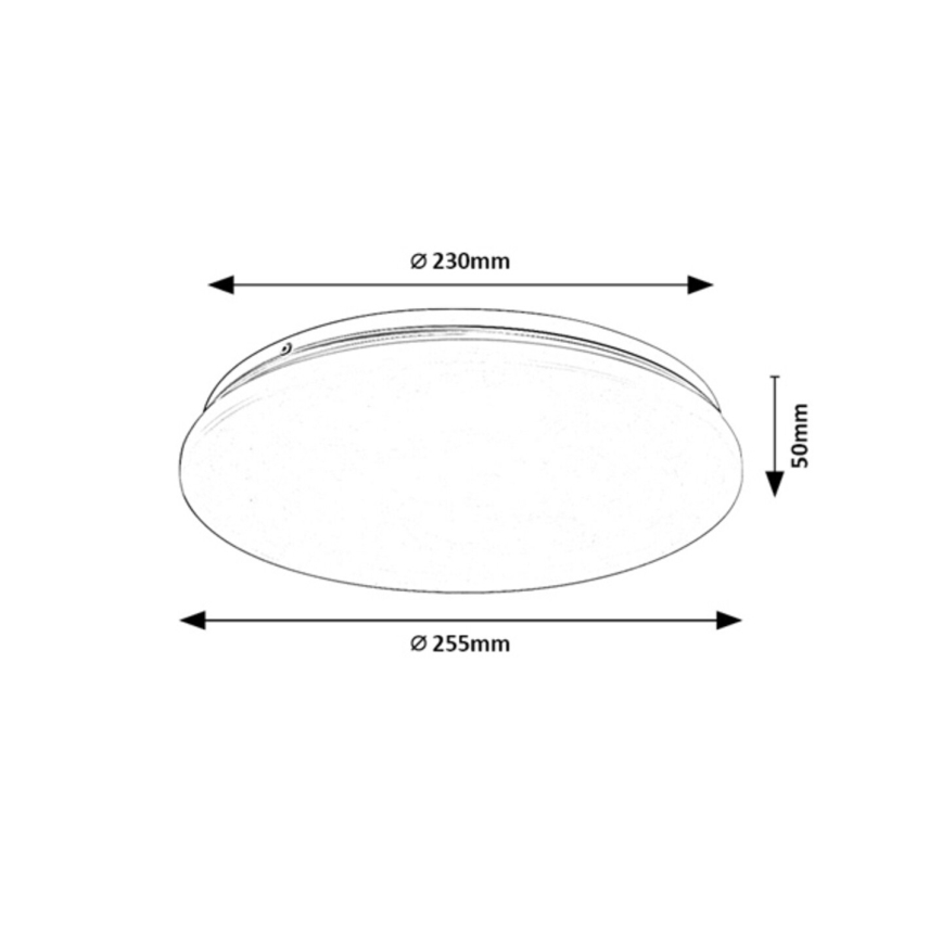 Rabalux - LED-loftlampe LED/12W/230V 4000K Ø 25,5 cm