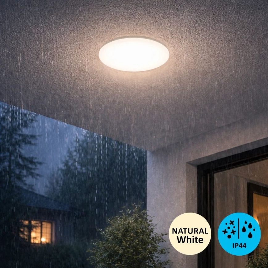 Rabalux - LED loftlampe til badeværelse LED/12W/230V IP44 4000K Ø 25,5 cm