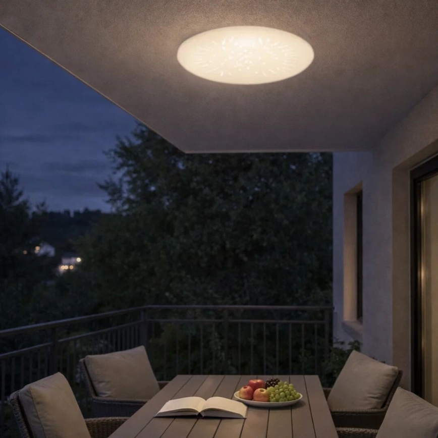 Rabalux - LED loftlampe til badeværelse LED/24W/230V IP44 4000K Ø 37,5 cm