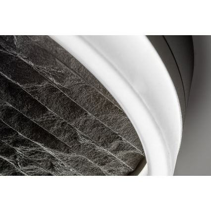 Rabalux - LED Dæmpbar loftlampe LED/24W/230V 3000-6500K Ø 40 cm sort + fjernbetjening