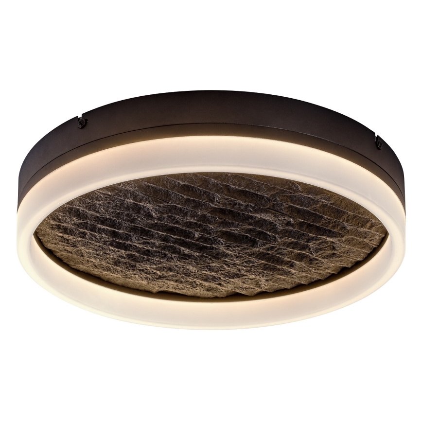 Rabalux - LED Dæmpbar loftlampe LED/24W/230V 3000-6500K Ø 40 cm sort + fjernbetjening