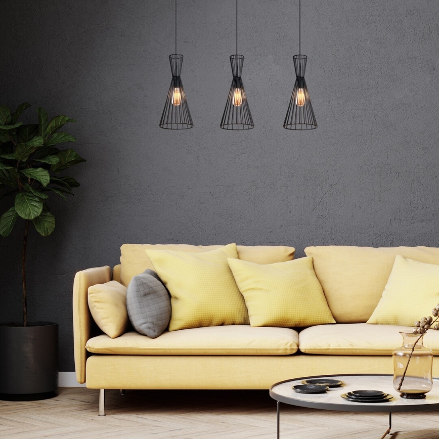 Rabalux - Loftlampe med ledning 3xE27/60W/230V