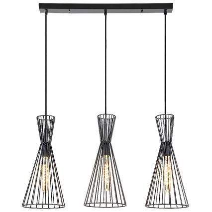 Rabalux - Loftlampe med ledning 3xE27/60W/230V